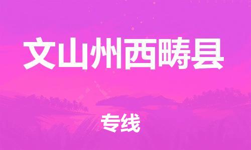 邯鄲到文山州西疇縣物流公司-設備配件運輸專線-按時送達